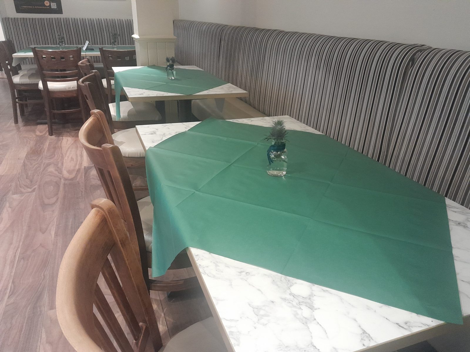 Tables set in the function suite, the Station Bar Alloa