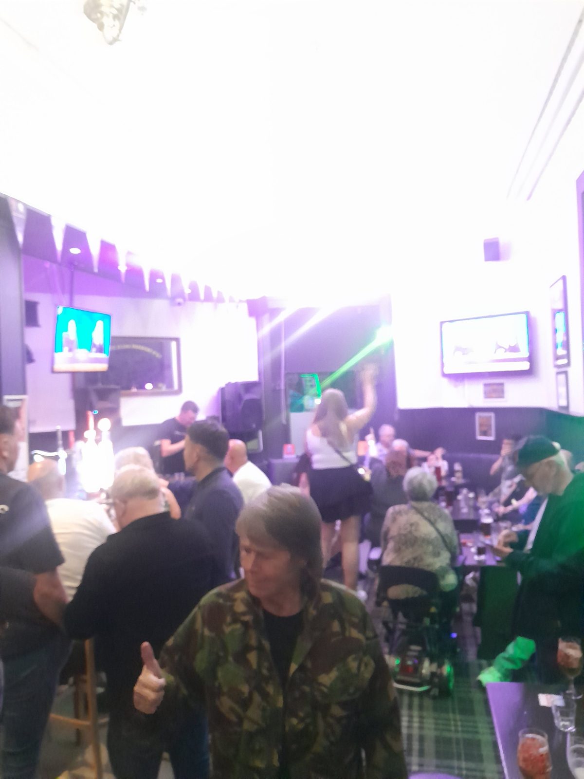 A busy live night at the Station Bar, Alloa