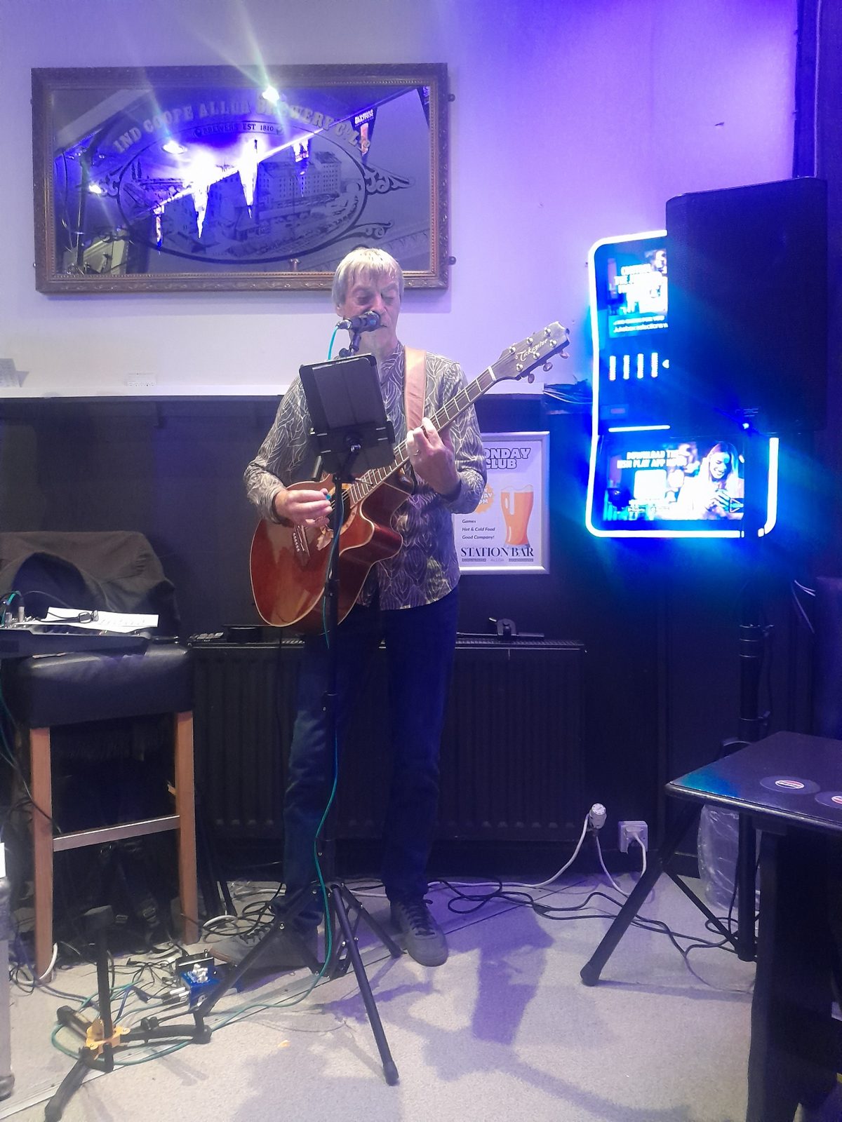 Live music at the Station Bar, Alloa